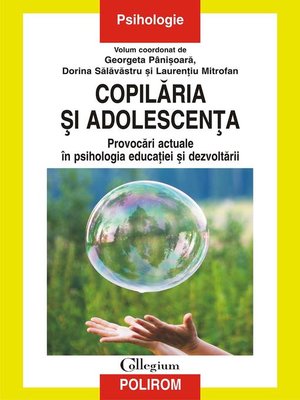 cover image of Copilăria şi adolescenţa
